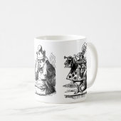 3 verschillende  Alice in Wonderland Afbeeldingen Koffiemok (Voorkant rechts)