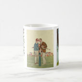 3 Verschillende  Art Deco Romantische Passen getro Koffiemok (Center)