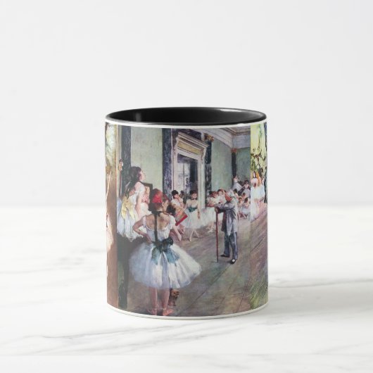 3 Verschillende Ballerinas door Edgar Degas Mok (Midden)