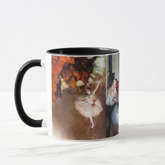 3 Verschillende Ballerinas door Edgar Degas Mok (Links)