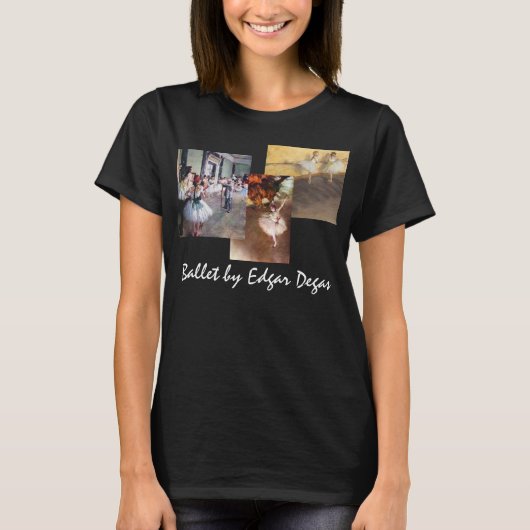 3 verschillende balletkunst van Edgar Degas T-shirt (Voorkant)