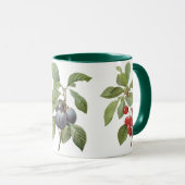 3 Verschillende Botanische Fruit door Redoute Mok (Voorkant rechts)