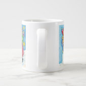 3 Verschillende Design voor kerstkerstkerstkerstke Grote Koffiekop (Achterkant)