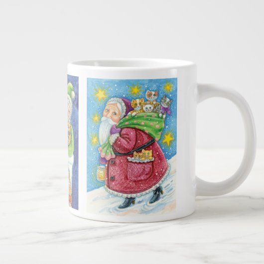 3 Verschillende Design voor kerstkerstkerstkerstke Grote Koffiekop (Rechts)