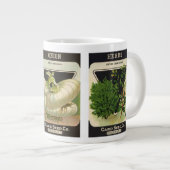 3 Verschillende Design voor verpakkingsetiketten Grote Koffiekop (Voorkant rechts)