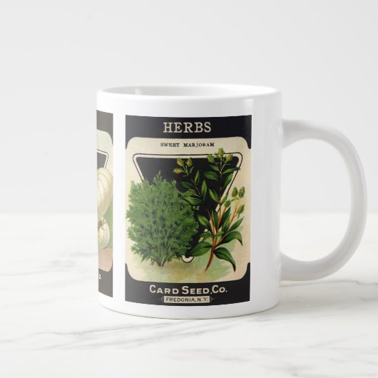 3 Verschillende  Design voor verpakkingsetiketten  Grote Koffiekop (Rechts)