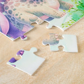 3 verschillende dinosaurussen legpuzzel (Zijkant)