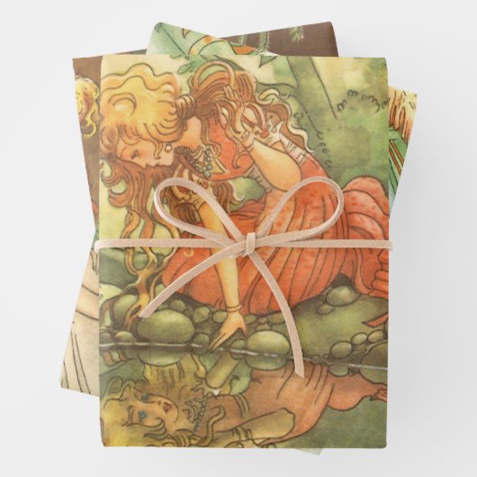 3 verschillende  feiltafels inpakpapier vel (In situ)