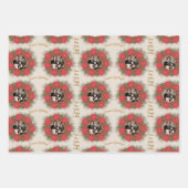 3 verschillende gepersonaliseerde Design van de Ke Inpakpapier Vel (Voorkant)