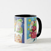 3 Verschillende kerstDesign voor Cartoons met kers Mok (Voorkant rechts)