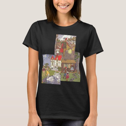 3 verschillende  Klassieke Fairy Tales van Hauman T-shirt (Voorkant)