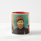 3 verschillende portretten van Gogh  Zouave Mok (Midden)