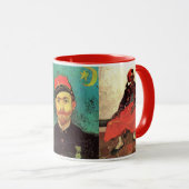 3 verschillende portretten van Gogh  Zouave Mok (Voorkant rechts)