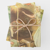 3 verschillende  prinses Fairy Tales Inpakpapier Vel (In situ)