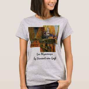 3 verschillende van Gogh Les Alyscamps Vintage Kun T-shirt