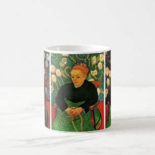 3 verschillende van Gogh portretten van Augustine Koffiemok