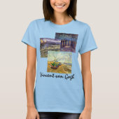 3 verschillende Vincent van Gogh  Maritime Art T-shirt (Voorkant)