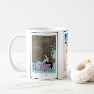 3 verschillende Vintage Art Deco van George Barbie Koffiemok