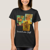 3 verschillende zonnebloemen Bloemen door Vincent  T-shirt (Voorkant)
