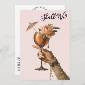 *~* 3 Versierde A101 Cocktail FOTO AFGRADUÉERPART Kaart (Voorkant / Achterkant)