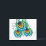 3 Veters Peacock Birds Wedding Response Kaart<br><div class="desc">Elegant 3 Vervangt  vredestichtende vogeluitnodigingen. Ideaal voor het Gatsby Art Deco Wedding Theme van de Roaring 20. Volledig met Cute Whimsical Grey Musical Notes en Peacock Feathers. #GrandMillennial "Cottage Chic" Chinoiserie</div>