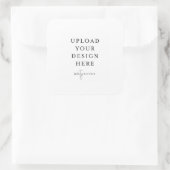 3" vierkant label (Tas)