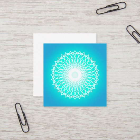 3 VIERKANTE VISITEKAARTJE (Voorkant / Achterkant in situ)