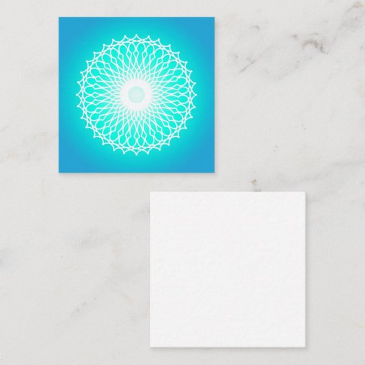 3 VIERKANTE VISITEKAARTJE (Voorkant / Achterkant)