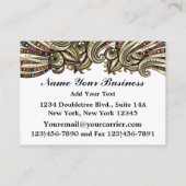 3 Visitekaartjes versie - Society Diva (Achterkant)