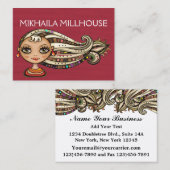 3 Visitekaartjes versie - Society Diva (Voorkant / Achterkant)