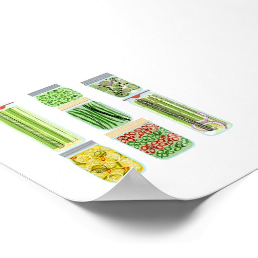 #3 Voedselconservenpotten Poster (Hoek)