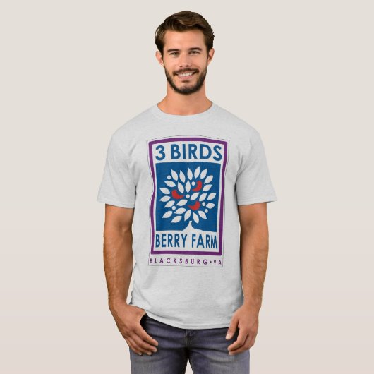 3 Vogeldraf Boerderij Organic T-Shirt (Voorkant volledig)