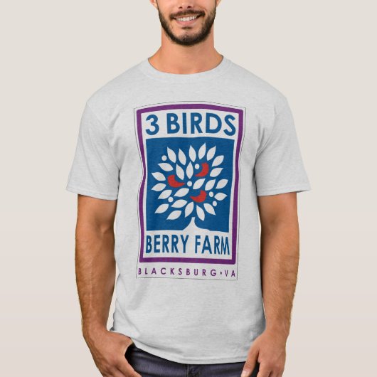 3 Vogeldraf Boerderij Organic T-Shirt (Voorkant)