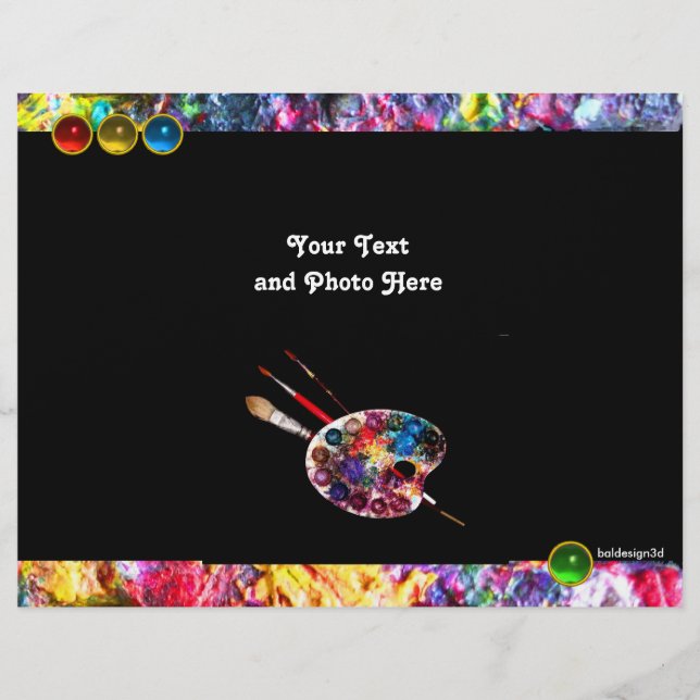 3-voudige brochure COLOR PALETTE (Voorkant)
