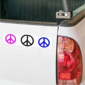 3 vredestekens bumpersticker (Op Truck)