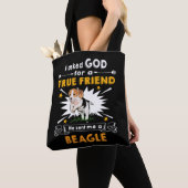 3 Vroeg God Ware Vriend Een Beagle Tote Bag (Dichtbij)