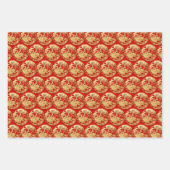 3 W/h3 Gold Chinees tapijtjaar kies C Inpakpapier Vel (Voorkant)