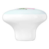 3  Waterverf van astel Butterflies Keramische Knop (Zijkant)