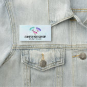 3  Waterverf van astel Butterflies Naamplaatje (In situ)