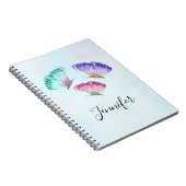 3  Waterverf van astel Butterflies Notitieboek (Rechterzijde)