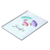 3  Waterverf van astel Butterflies Notitieboek (Linkerzijde)