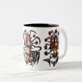 3-way koffie tweekleurige koffiemok (Voorkant rechts)