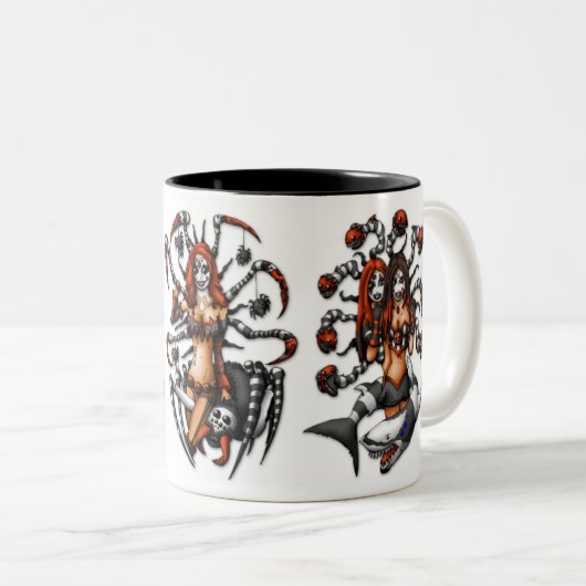 3-way koffie tweekleurige koffiemok (Voorkant rechts)