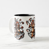 3-way koffie tweekleurige koffiemok (Voorkant links)