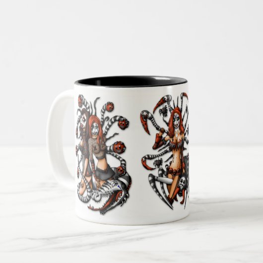 3-way koffie tweekleurige koffiemok (Voorkant links)