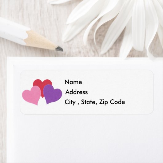 3 Wederinvoer adreslabel Etiket (Insitu)