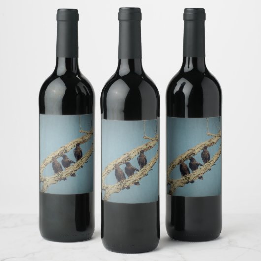 3 Wijnlabel voor koeien Wijn Etiket (Flessen)