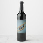 3 Wijnlabel voor koeien Wijn Etiket (Voorkant)