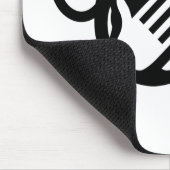 3 Wijze Apen Iwazaru 言わざる Spreek GEEN Kwaad Emoji Muismat (Hoek)