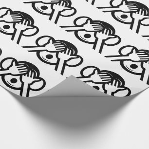 3 Wijze Apen Mizaru 見ざる Zie GEEN Kwaad Emoji Cadeaupapier